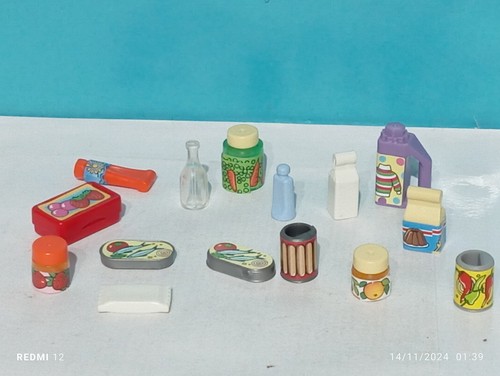 Playmobil lot canned jars - canned,