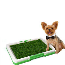 Large Puppy PET Dog Toilet Mat Indoor Training Restroom Grass Potty Pad Loo Tray