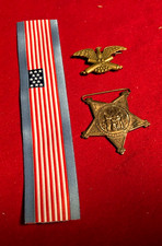 GAR VETERANS' MEMBERSHIP BADGE