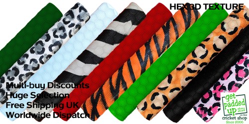 Cricket bat grips hex - grips, 3d