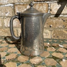 Vintage 1920s hammered pewter