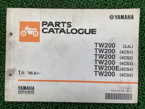 Tw200 parts list 1st edition - list,
