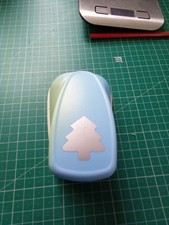 Woodware, Paper cutter. Cristmas tree shape. 4.5 x 4.5 cms tree.