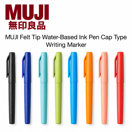 Muji felt tip water - felt, water-based