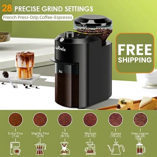 Electric burr coffee - burr,