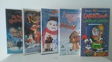 VHS Christmas Bundle, Rudolph, Muppets, Jack Frost, Annabelles Wish, Cartoon..