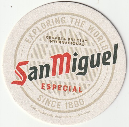 Beer mat san miguel - -,