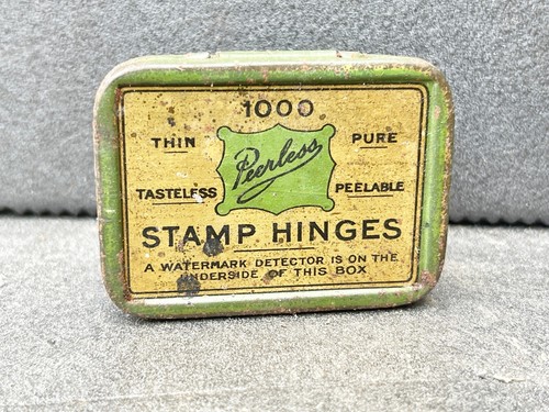 Vintage advertising tin stamp - tin,