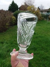 RARE -- WEBB CORBETT CRYSTAL Art Dec VASE - 9 3/4"