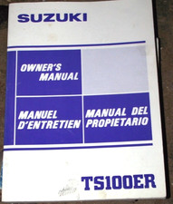 SUZUKI TS100ER OWNERS MANUAL