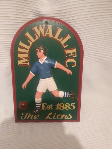 Millwall wooden wall plaque - fc,