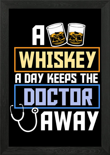Whiskey lover - whiskey, framed