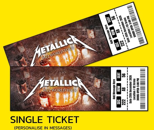 Metallica m72 world tour 2026 - metallica,