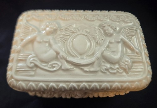 Italian cupid trinket - cupid, box