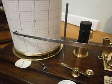 Barograph "NIB & Blue INK Set" Glass Bottle 17mm Dia spare chart barometer clock