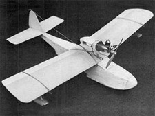 Duckling .030 Seaplane 25" Wingspan RC Model Airplane Printed Plans & Templates