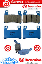 Brembo Front + Rear Brake Pads Kit Honda CBR 929 RR 2000 - 2001