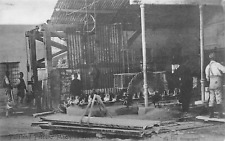 POSTCARD  DORSET PORTLAND PRISON  MACHINE SHEDS ANIMATED SCENE