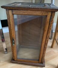 Vintage Apothecary Wood&Glass Shop Display,Table Top Cabinet/Case. Brass Fixings