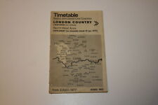 Timetable - London Country