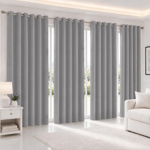 4pcs blackout curtains eyelet - 4pcs,