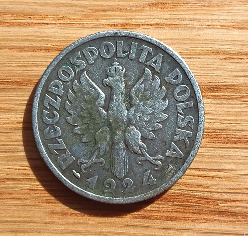 1924 poland złote - 1924, silver