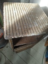 Woven Wicker Storage Unit with