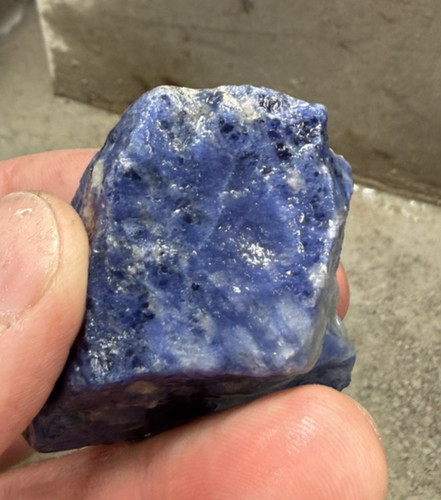 Sodalite rough stone lapidary