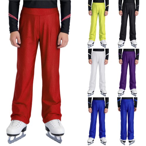 Kids boys ice skating leggings - ice,