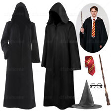 ADULTS WIZARD ROBE COSTUME WORLD BOOK DAY SCHOOL UNISEX BOYS GIRLS FANCY DRESS++