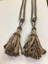 1 Pair tassel tiebacks (ex