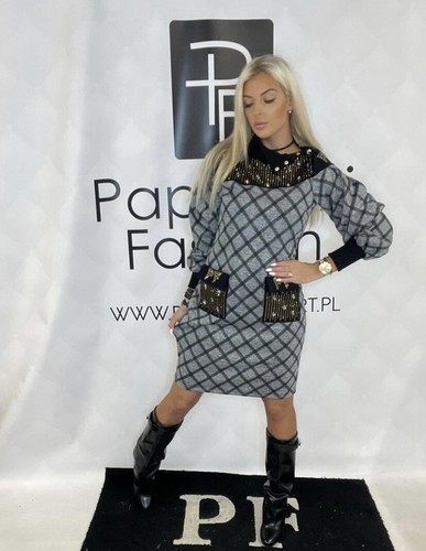 Geometric mini dress - geometric,