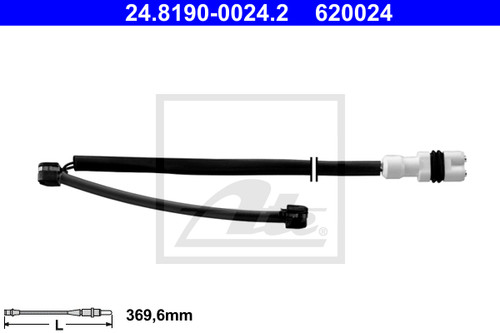 Warning contact brake pad - warning, contact,