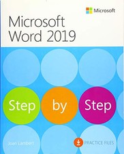 Microsoft Word 2019 Step by Step by Lambert, Joan Book The Cheap Fast Free Post