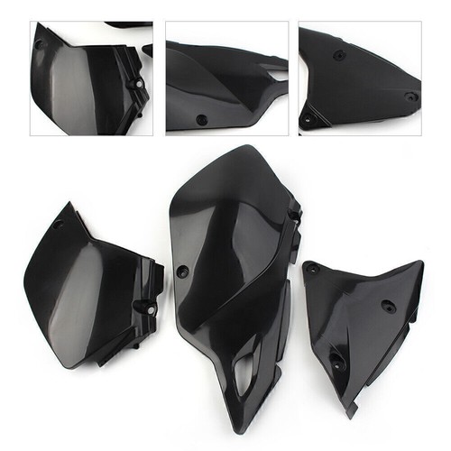 Black rear side panel fairing - rear,