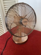 Tower 12” desk fan stylish copper finnish 70 degrees oscillation  