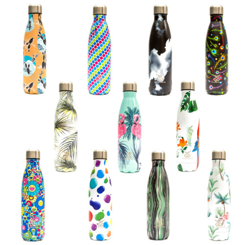 Stainless steel flask - steel,