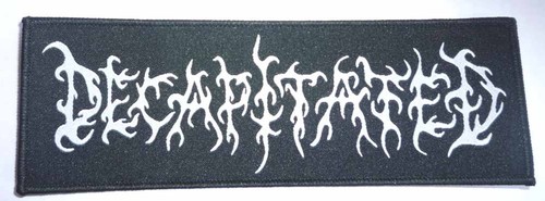 Decapitated logo woven - decapitated,
