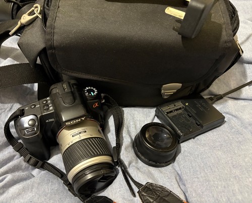 Sony a350 lens - lens, bag