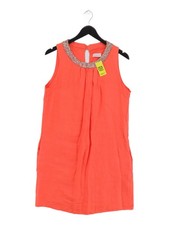 Luella Tank Midi Dress L in Orange
