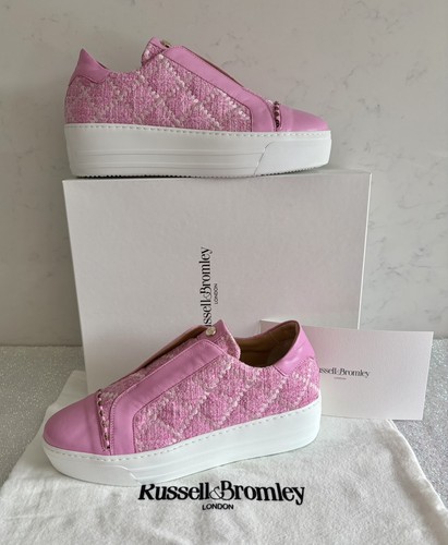 Pink tweed leather - pink,
