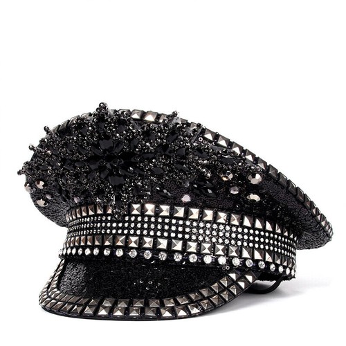 Black sequin military shinny - black,
