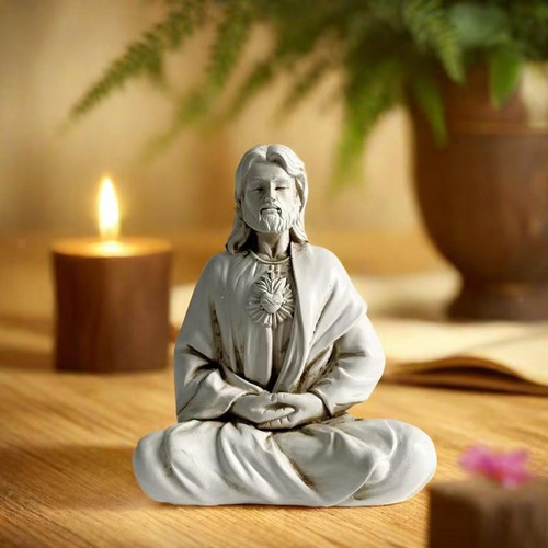 Jesus sitting figure statue - sitting,