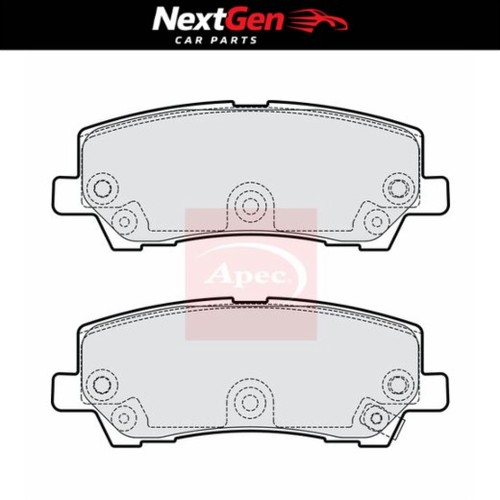 Rear brake pads - pads, apec