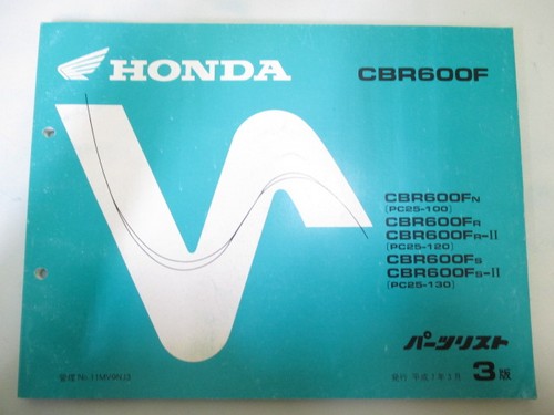 Cbr600f parts list - parts, 3rd