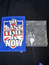 WWE signed JOHN CENA THE LAST TIME IS NOW OFFICIAL TOWEL FLANNEL AUTOGRAPH