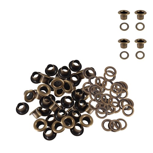 Long barrel brass eyelet with - brass,