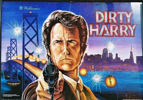 Dirty harry pinball rubber - dirty,