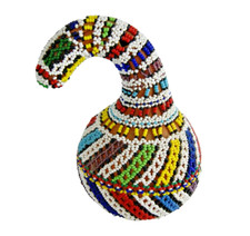 Beadwork Gourd Tribe Tribal Work of Art Maasai Kenya ? Native American ?