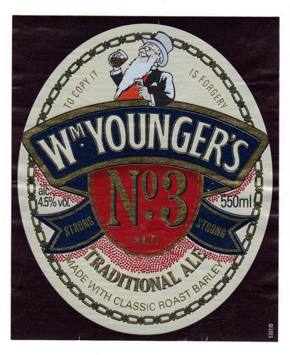 Beer label scottish - scottish, &